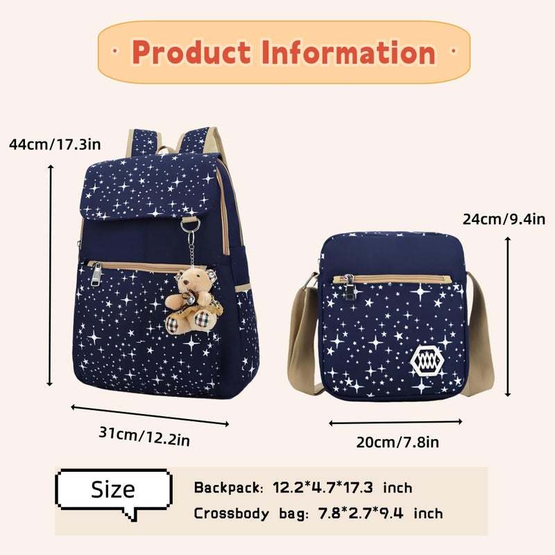 Bansusu ShortWell - Medium Kids Backpack Waterproof Backpack, Girls & Women Stylish Trendy College, School & Casual Daypacks Bag 1699 - Image 3